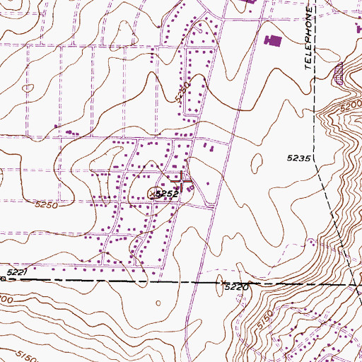 Topographic Map of Haynes Park, NM