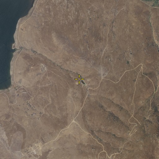 Aerial/Satellite Image of Willow Tree Dam, CA