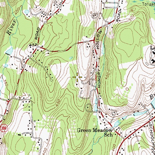 Topographic Map of Duryea Farm, NY