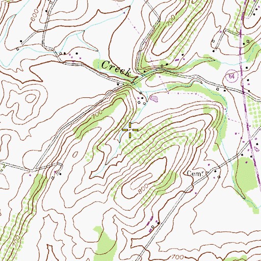 Topographic Map of Gardenhour Orchards, MD