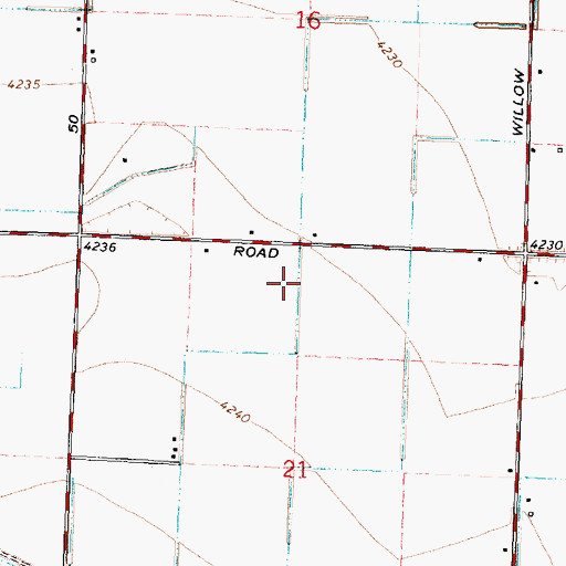 Topographic Map of J 26 Lateral, ID