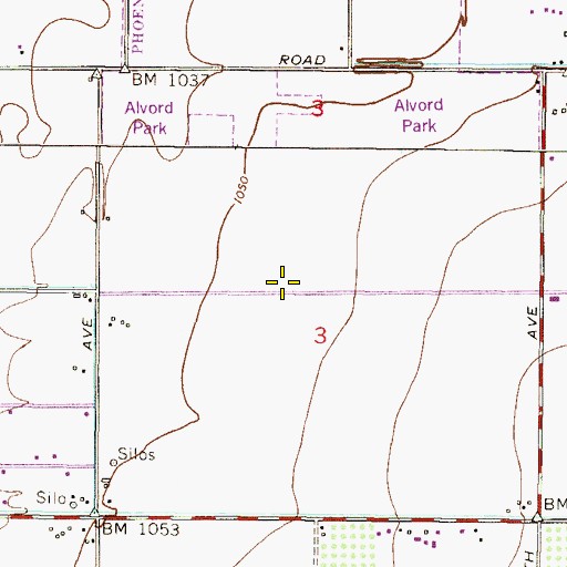 Topographic Map of Vista Del Sur Accelerated Academy, AZ