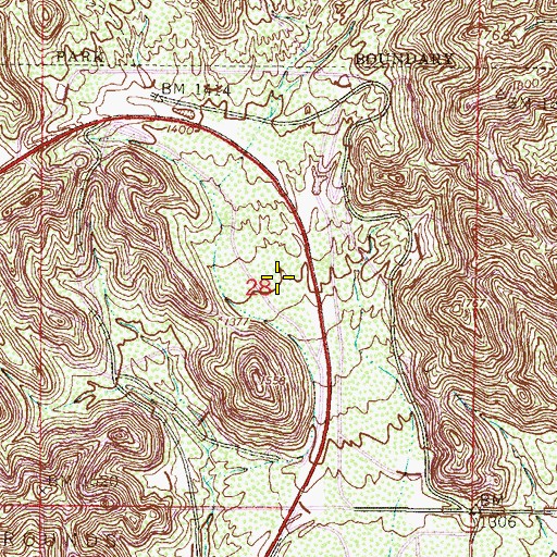 Topographic Map of Kyrene Altadeña Middle School, AZ