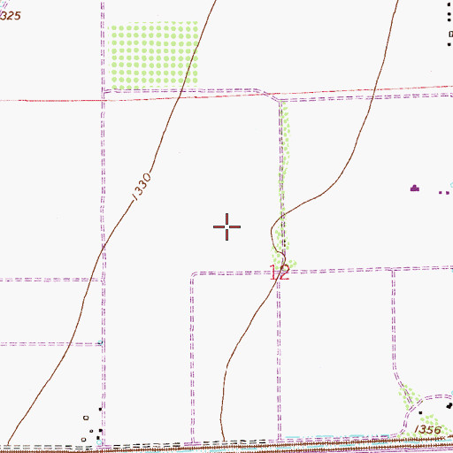 Topographic Map of Power Ranch Elementary School, AZ