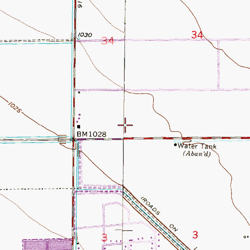 Topographic Map of Desert Oasis Elementary School, AZ