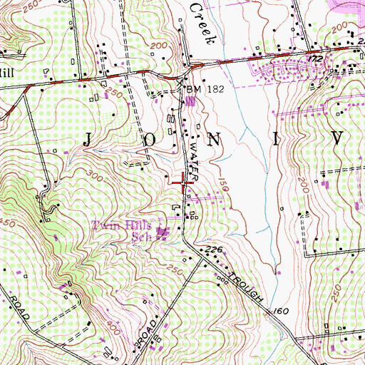 Topographic Map of Sunridge Charter School, CA