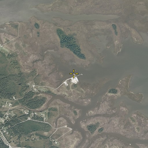 Aerial/Satellite Image of Guinea Landing Boat Ramp, VA