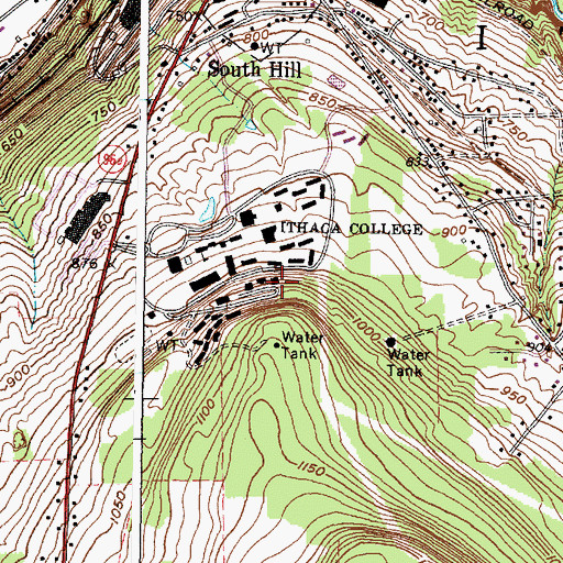 Topographic Map of East Tower, NY