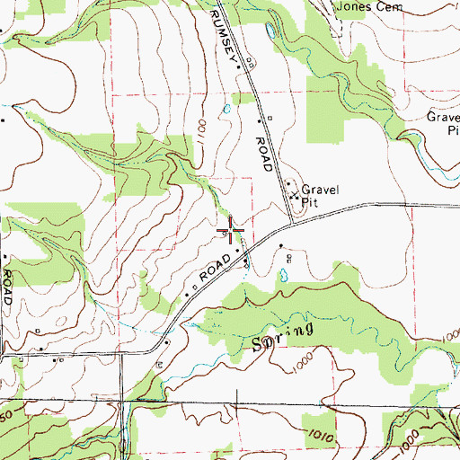 Topographic Map of Glen Haven Farm, NY