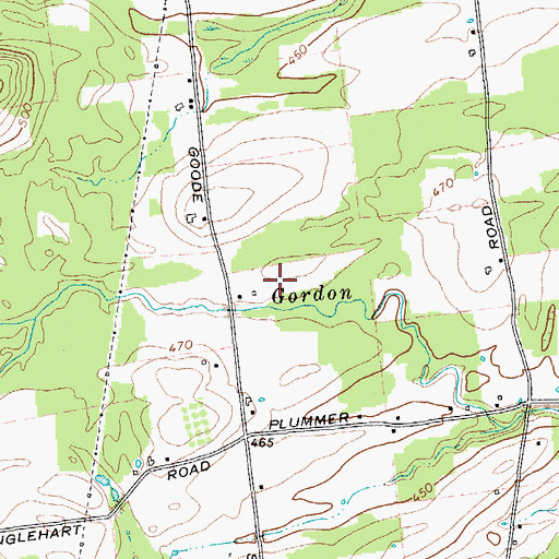 Topographic Map of Sampler Farm, NY
