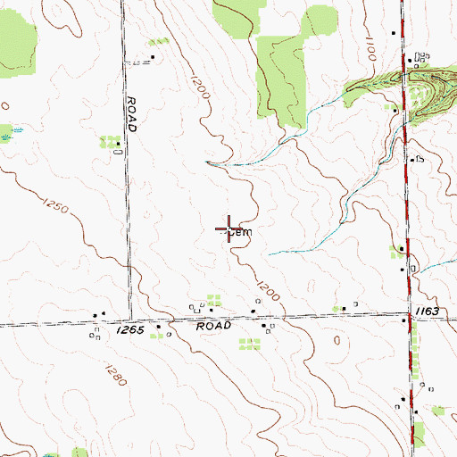 Topographic Map of Babcock Family Cemetery, NY