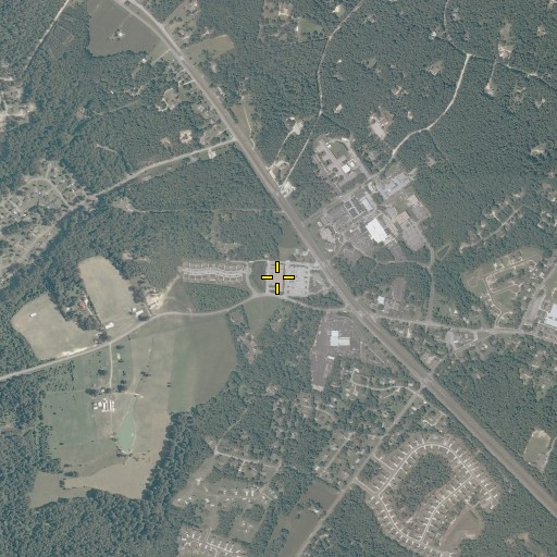 Aerial/Satellite Image of Walter Reed Plaza, VA