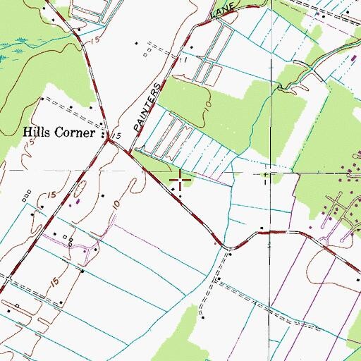 Topographic Map of Saint John the Apostle Catholic School, VA