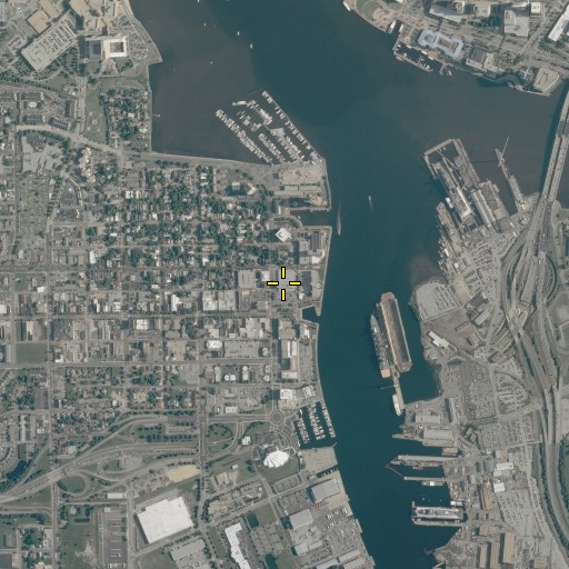 Aerial/Satellite Image of Portside Post Office, VA
