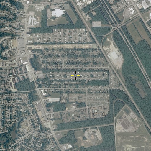 Aerial/Satellite Image of Collards Mobile Home Park, VA