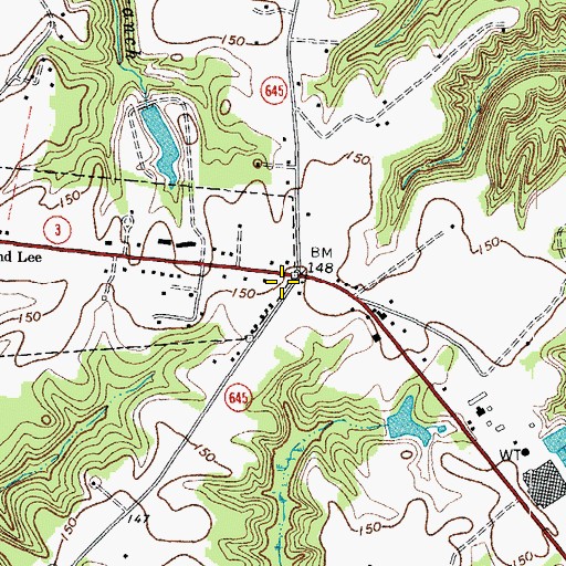 Topographic Map of Abundant Life Christian Ministries, VA