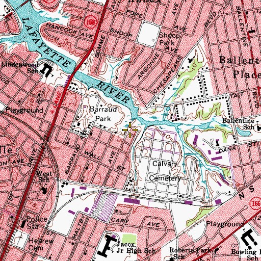 Topographic Map of Philippian Temple, VA