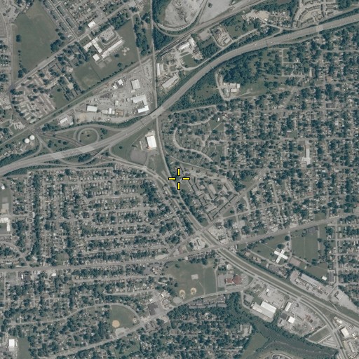 Aerial/Satellite Image of Trinity Temple Church, VA