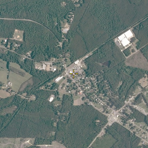 Aerial/Satellite Image of Appomattox Regional Library System McKenney Library, VA