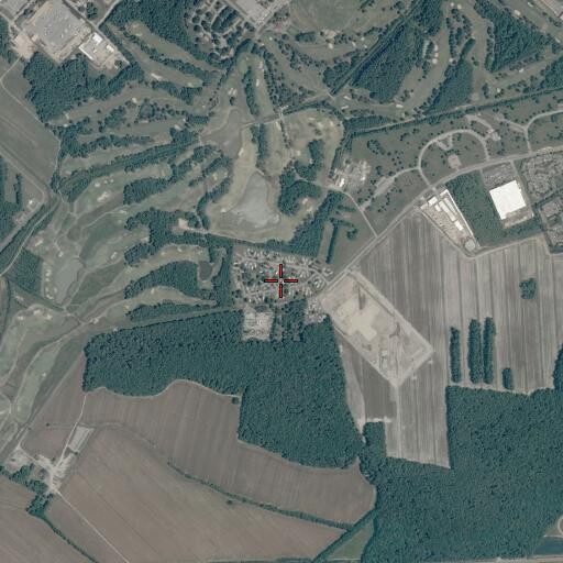 Aerial/Satellite Image of Ocean Pines Mobile Home Park, VA