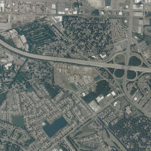 Aerial/Satellite Image of Wedgewood Mobile Homes Park, VA