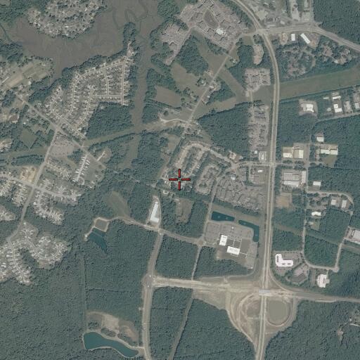 Aerial/Satellite Image of Yates Mobile Home Park, VA