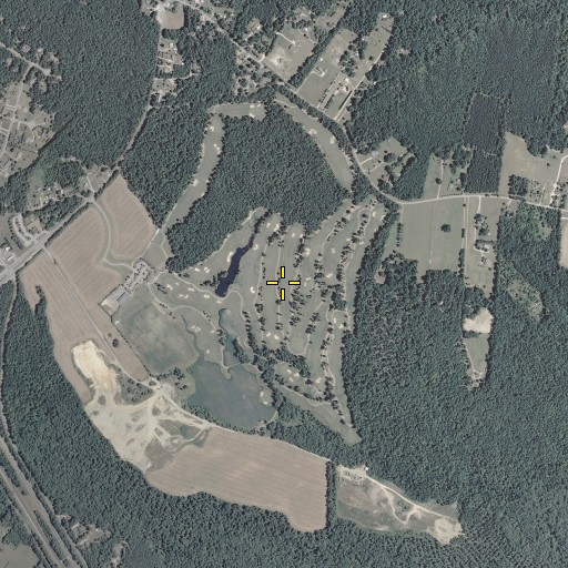 Aerial/Satellite Image of Tradition Golf Club at Kiskiack, VA