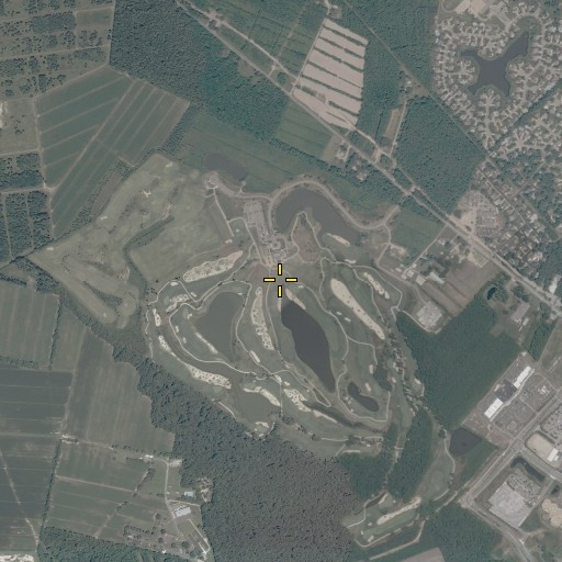 Aerial/Satellite Image of Virginia Beach National Golf Club, VA