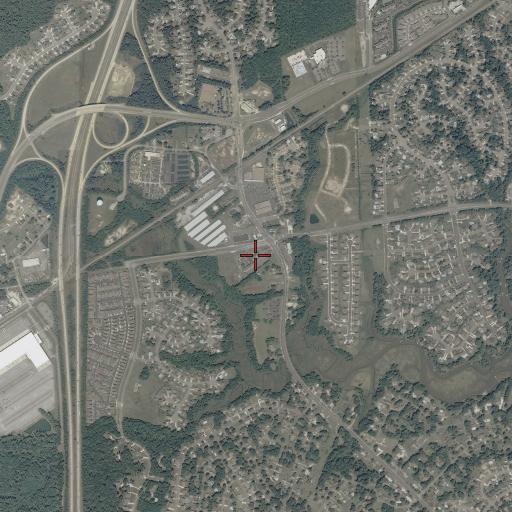 Aerial/Satellite Image of Good News Baptist Church, VA