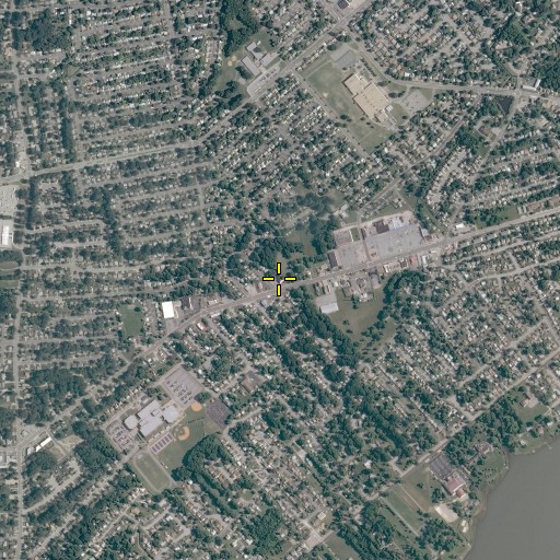 Aerial/Satellite Image of New Beginning Empowerment Church, VA