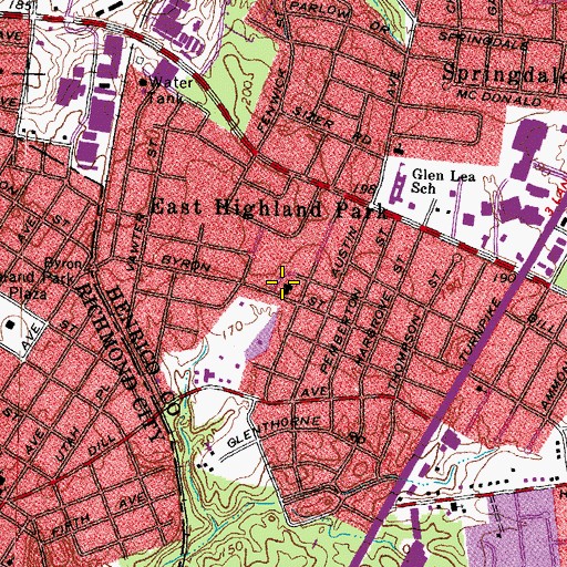 Topographic Map of New Canaan International Church, VA