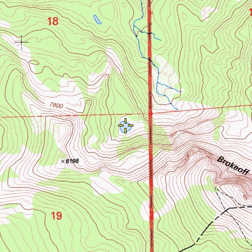 Topographic Map of Heart Lake, CA