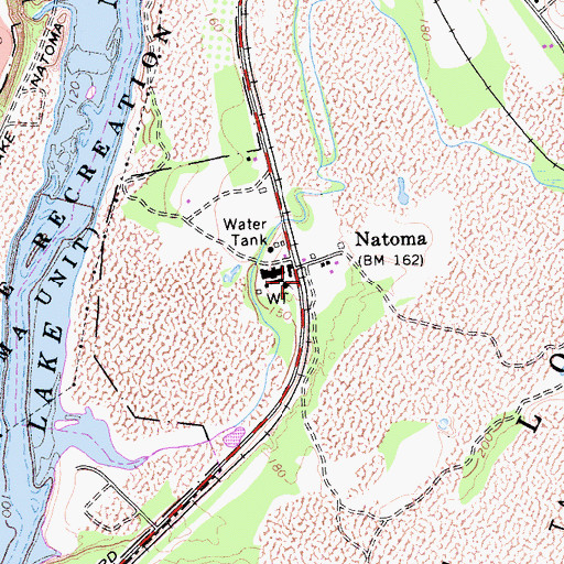 Topographic Map of Natoma, CA
