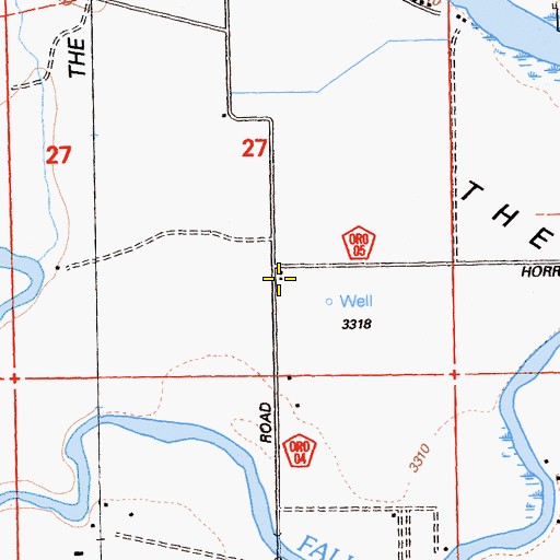 Topographic Map of Island School (historical), CA