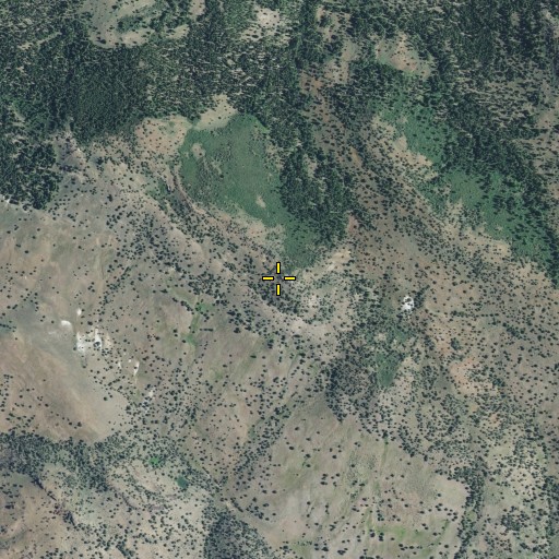 Aerial/Satellite Image of Black Butte, CA