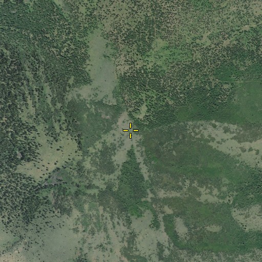 Aerial/Satellite Image of Knox Mountain, CA