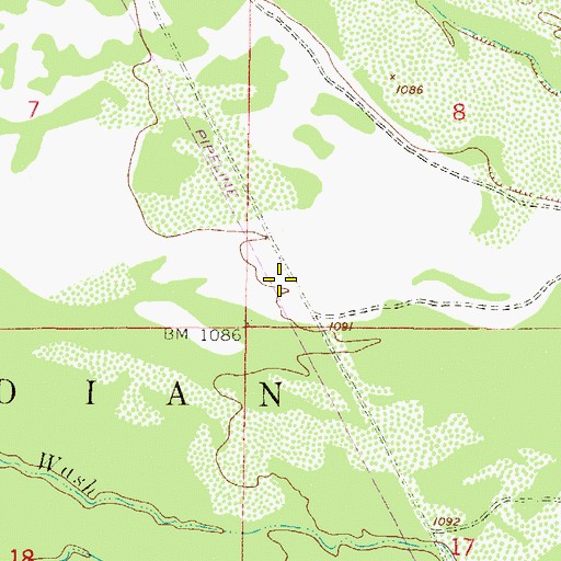 Topographic Map of Sacate, AZ