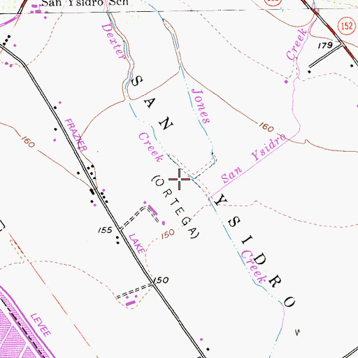 Topographic Map of Dexter Creek, CA