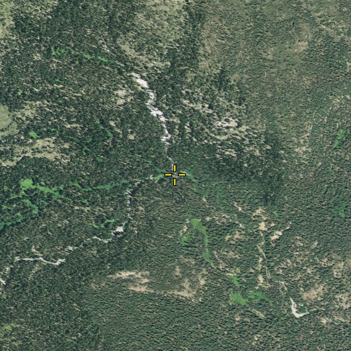 Aerial/Satellite Image of Summit Creek, CA