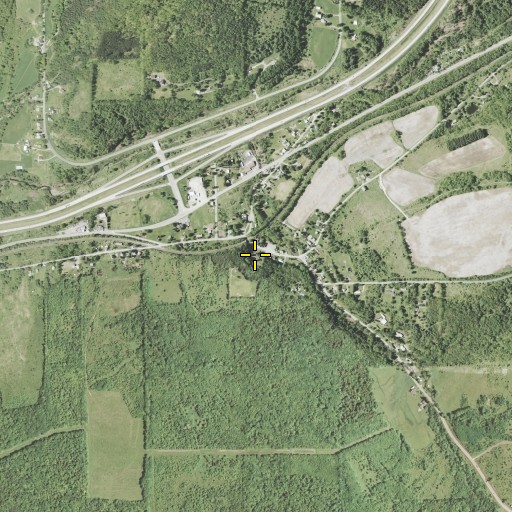 Aerial/Satellite Image of Sanitaria Springs Cemetery, NY