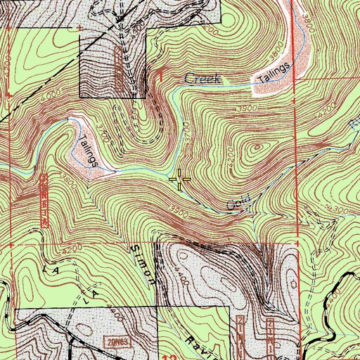 Topographic Map of Gold Run, CA
