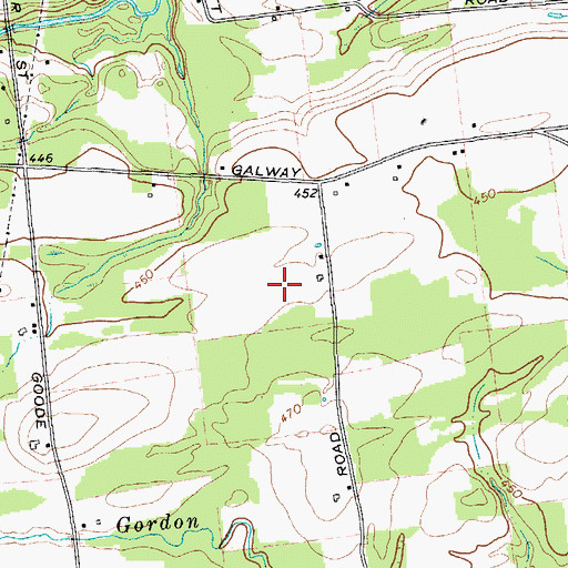 Topographic Map of Pine Meadow Farm, NY