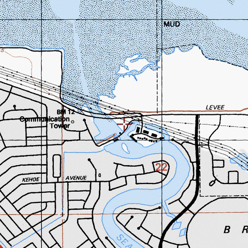 Topographic Map of KVSM, CA