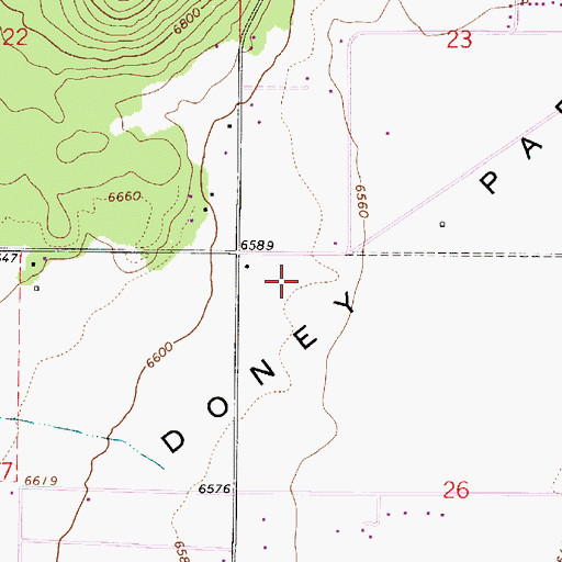 Topographic Map of Cromer Elementary School, AZ
