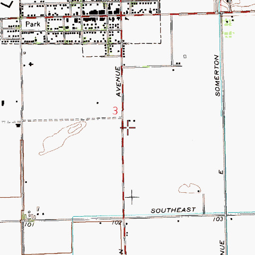 Topographic Map of Tierra del Sol Elementary School, AZ