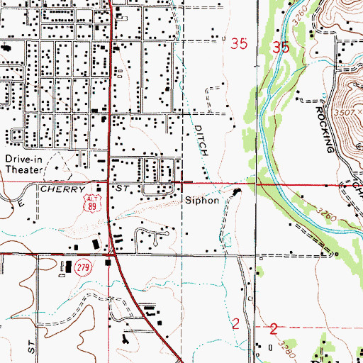 Topographic Map of American Heritage Academy, AZ
