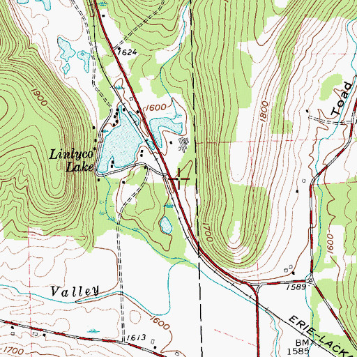 Topographic Map of Sinn Valley Gardens, NY