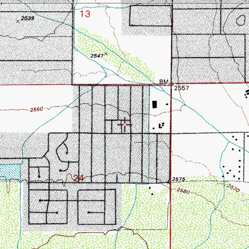 Topographic Map of Envision High School, AZ