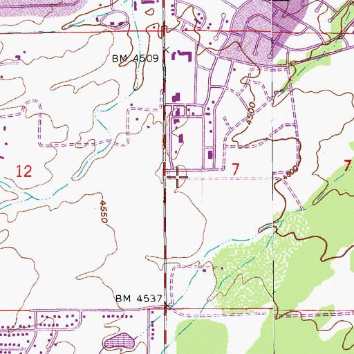 Topographic Map of PPEP Tec High School - Colin L Powell Learning Center, AZ