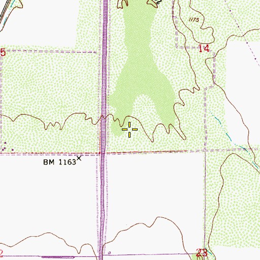 Topographic Map of Santa Rosa Elementary School, AZ